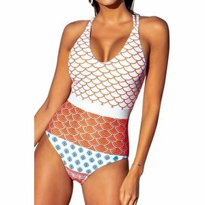 Cupshe World Print One-Piece Seaselfie Swimsuit